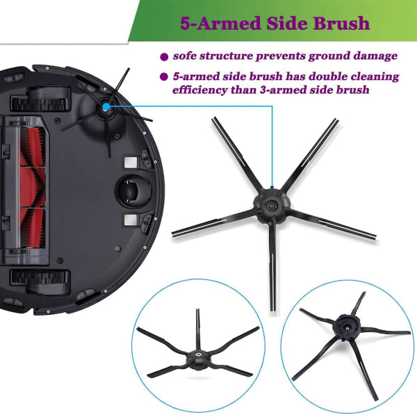 IC Ersättningstillbehörssats kompatibel Roborock S5 Max S6 Max