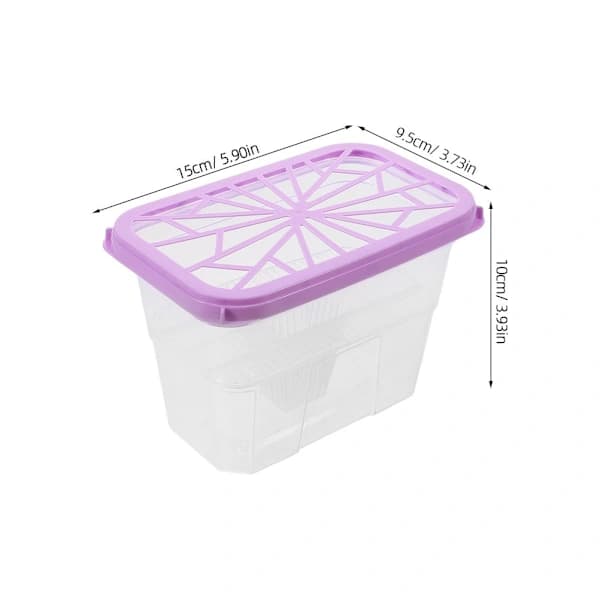 4 pcs Moisture Storage Box Refillable Empty Container Cabinet