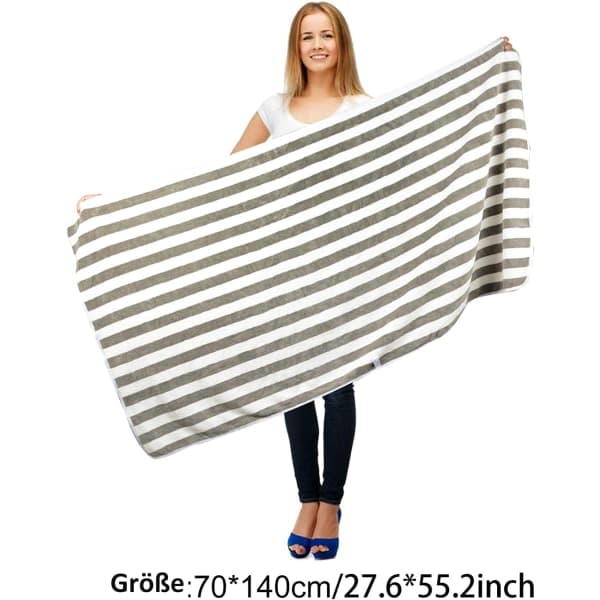 IC Saunahåndklæde badehåndklæde stort 70x140 CM
