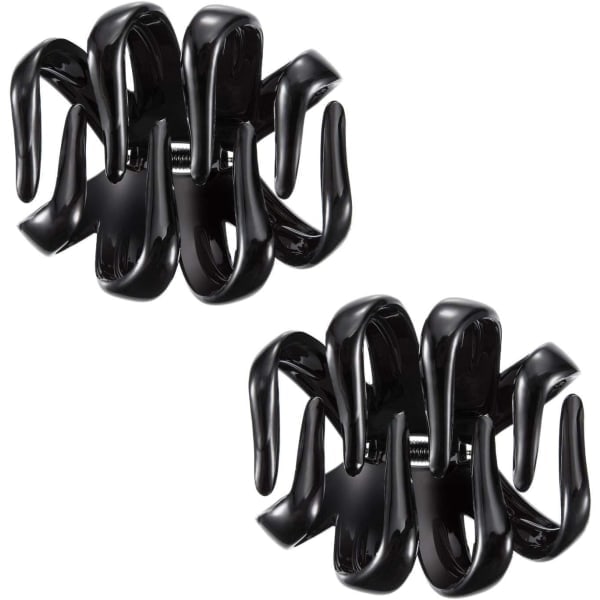 IC Bitar Octopus Grip Spider Hårklemme Klø-klemmer Octopus Jaw Claws (8,5 cm, sort) (sort 8,5 cm)