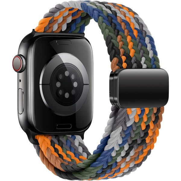 IC Sport Solo Loop kompatibel med Apple Watch Band 38 mm 40 mm 41 mm 42 mm 44 mm 45 mm 49 mm för kvinnor män, justerbar serie SE 9 8 7 6 5 4 3 Ultra 2