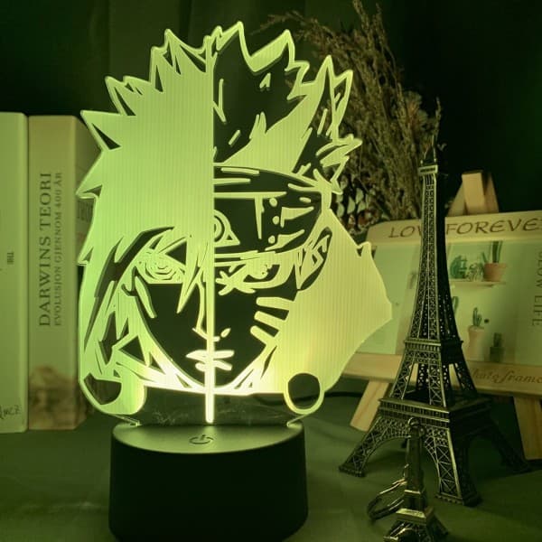 IC 3D-natlampe Naruto Team Uzumaki Naruto LED-natlampe