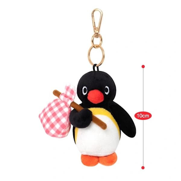 Pingu Traveler Plush Bag Charm Keychain Keyring Accessory Cute Penguin
