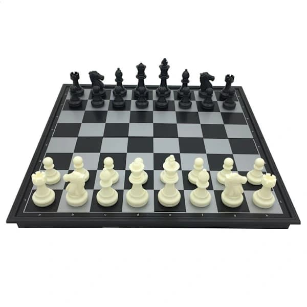 3-i-1 Kompakt Resespelset: Schack, Backgammon, Dam Multicolour