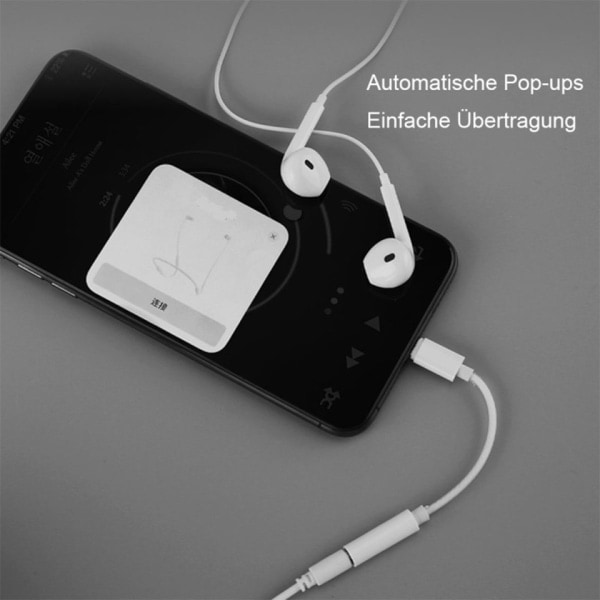 IC CNE (set med 2) iPhone 3,5 mm jack-adapteri, stöder alla