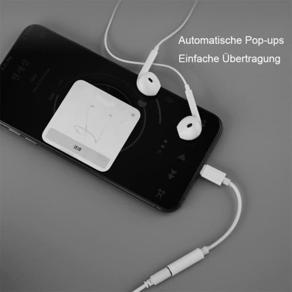 IC CNE (sett med 2) iPhone 3,5 mm jack-adapter, støtter alle