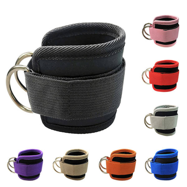 IC 1-pack Fitness fotledsstöd Benträning Justerbar D-ring fotled Lila