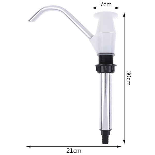 Husvagnsvask Vatten Handpump Kran Camping