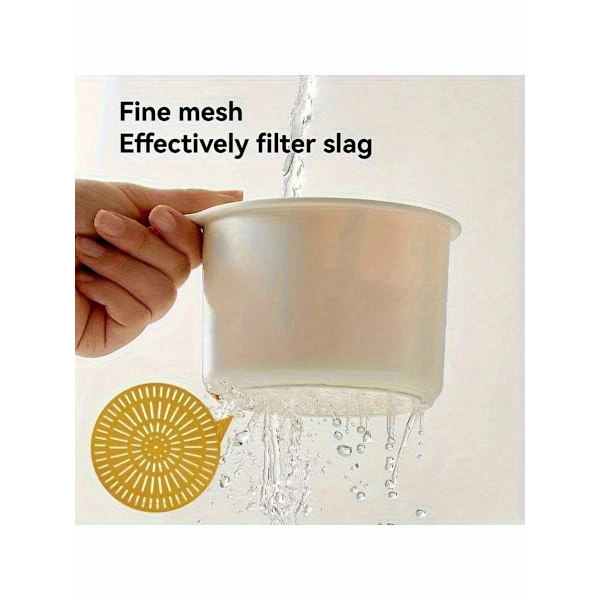 Self-cleaning sink strainer with push function and removable base - Heavy-duty ABS plastic kitchen drain strainer, dishwasher Green Green