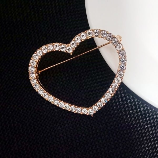 IC CNE 2 kpl Brossi Rhinestone Crystal Accessoarer