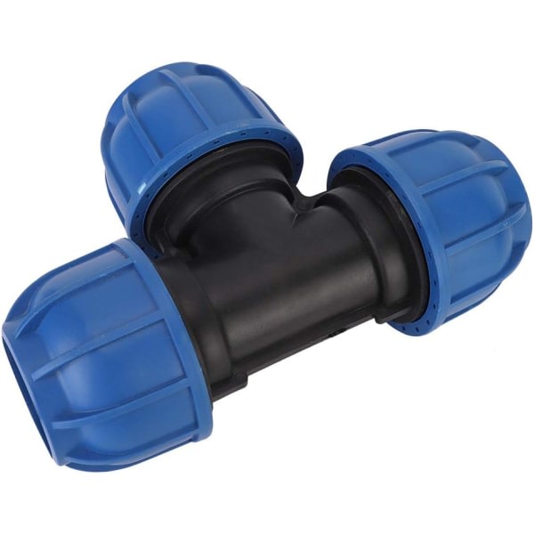 IC Slang Rakt Hode Rørkobling PE Plast Rakt Hode Adapter Tilkobling Tee