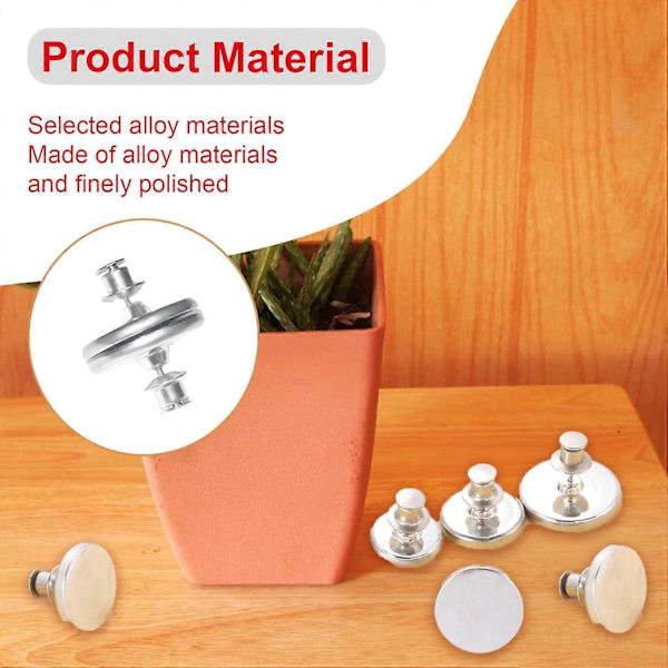 8Pack Magnetiska Gardinklämmor Magneter - Duschdraperitillbehör