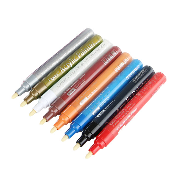 Markörer – 8-pack vinglaspennor