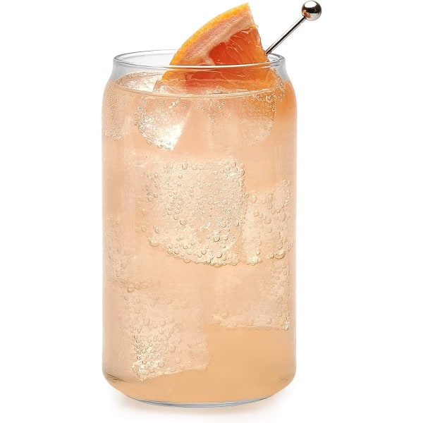 IC 4-delt sett, 400ML, klassisk konserveringsglass, egnet for bar, fest og familiebruk.