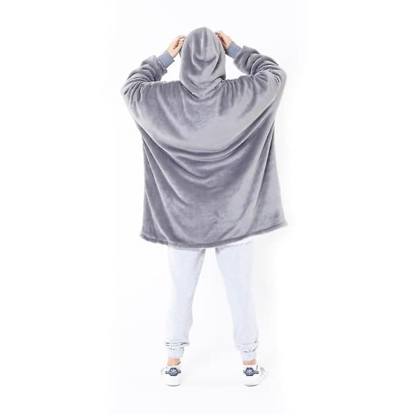 IC Sofirn Fodrad Filt Hoodie Grå CNMR