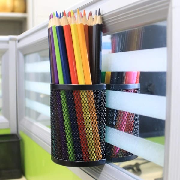 Magnetic Pen Holder - Magnetic Locker Organizer, 2-Pack Pen Holder Locker