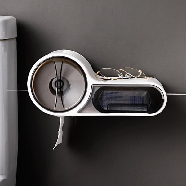 Toiletpapirholder - Selvklæbende - Tissueboks - Holder - Papirhåndklæder