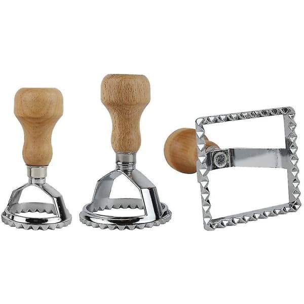 IC 3 stk Ravioliformer, Toffelform, Dumplingmaker