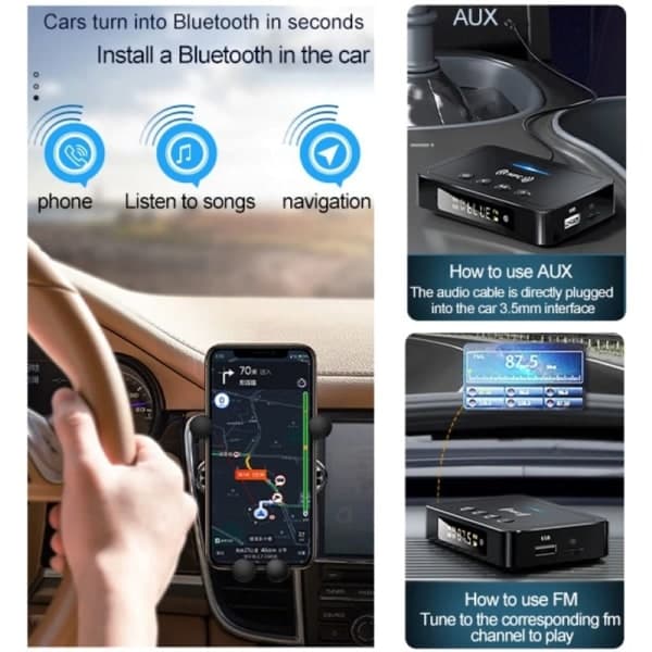 IC Langaton Bluetooth 5.0 -vastaanotin stereokaiuttimille