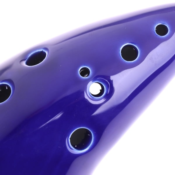 IC 12-håls Keramisk Alto C Ocarina Legend Of Blue Instrument