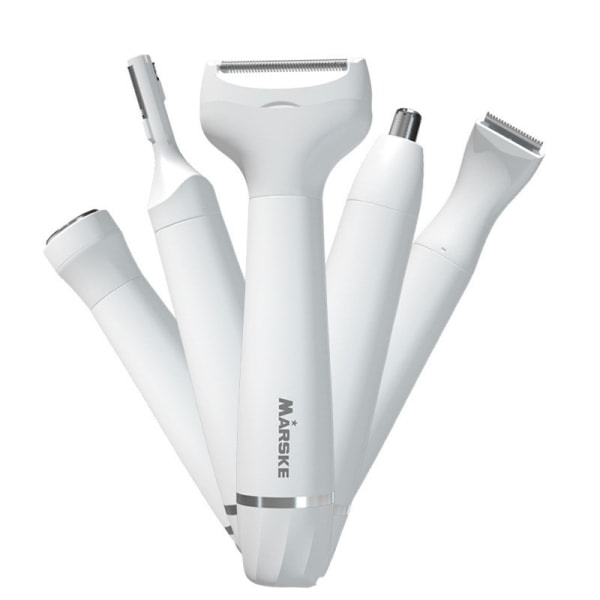 IC Epilator for kvinner, epilator for ansikt, barbermaskin for intimt område, 5in1