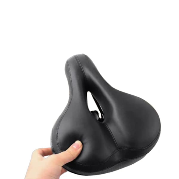 INF Bicycle Saddle Wide and Shock Absorbing Black