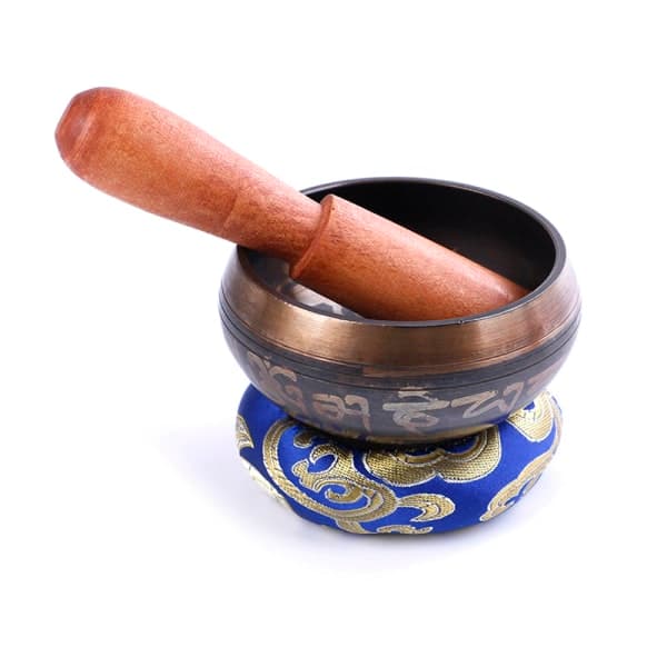IC Tibetansk sangskålmatte Himalaya Hammered Chakra Meditasjon R 10cm