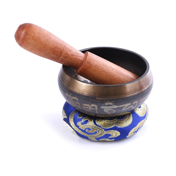 IC Tibetansk sångskålsmatta Himalayan Hammered Chakra Meditation R 10cm
