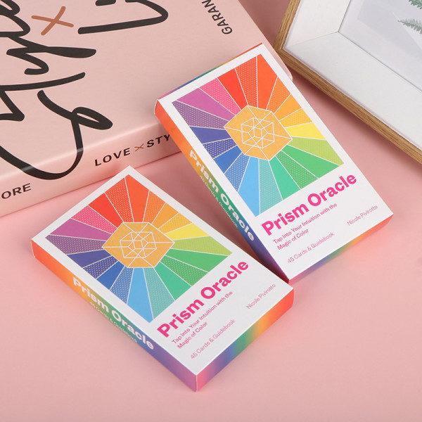 IC Nye kort Prismor Oracle Card Skjebne Spådom Familie Fest Papir Flerfarget En Størrelse