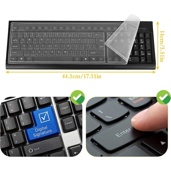 IC 4 stk Universal tastaturcover