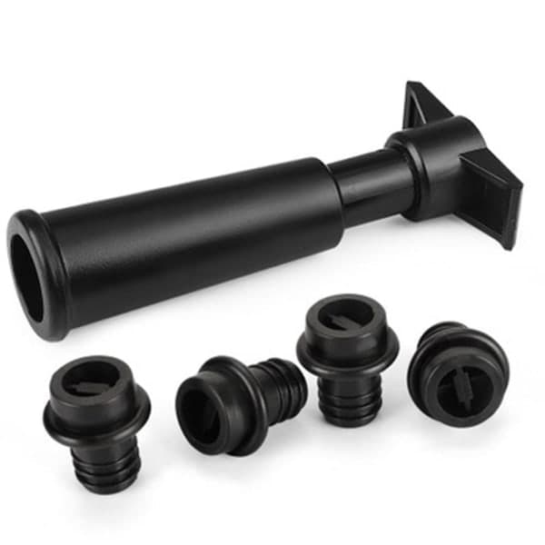 Sort Pump+ Vinspare-stoppare holder vinet friskt (Sort Pump+