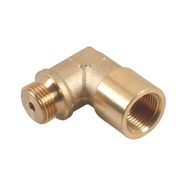 IC 90° mässings syrgassensor adapter felljusskärm M18 * 1,5