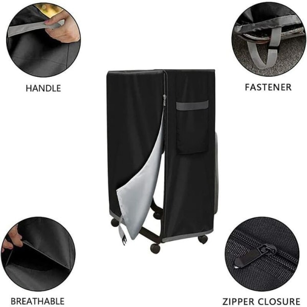 Foldbar sengopbevaringsovertræk Justerbar vandtæt støvtæt multifunktionel 99*38*114cm 99*38*114cm