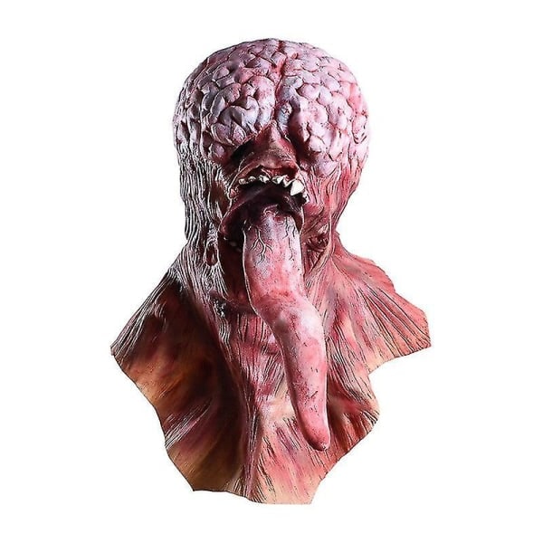 IC Halloween Mask Långtunga Skräck Latex Häxmask Festival Kostym Fest Knepig Cosplay Prop