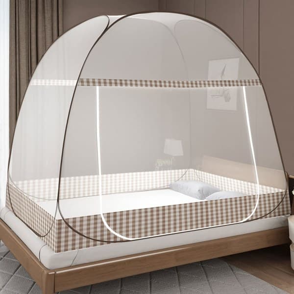 IC Myggnætseng Pop Up, sammenklappelig seng Myggnæt, bærbar 1,2m