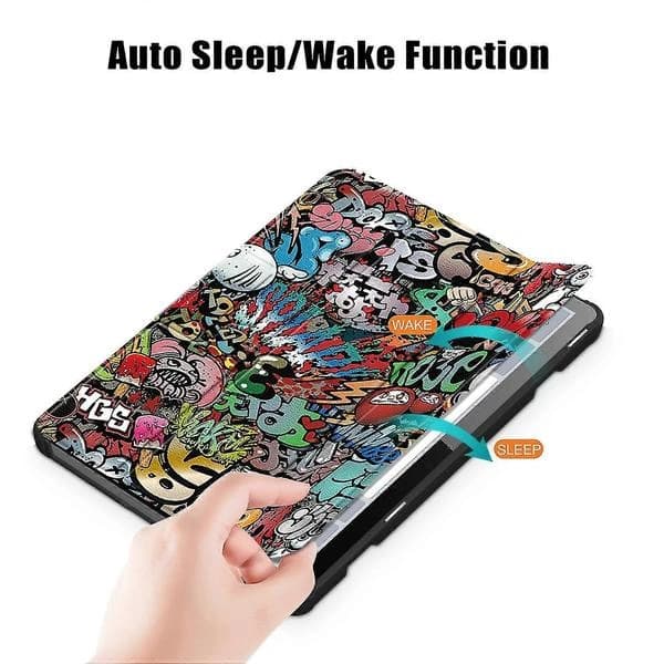 Smart skinnveske til Lenovo Tab M10 10.1 3rd Gen Graffiti Graffiti