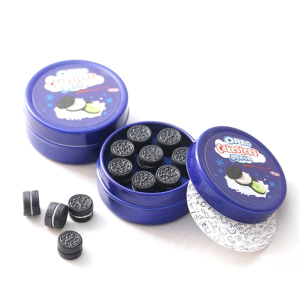 IC 1:12 Dockhus Miniatyrkakor Box Choklad Snacks Box Kök