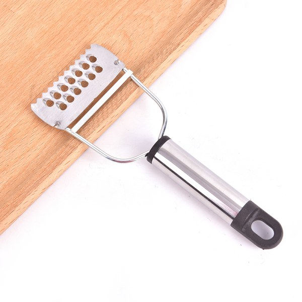 IC 3 kpl Uusi ruostumattomasta teräksestä valmistettu kurkku- ja porkkanaraastinsetti Kitc Silver 3Pcs