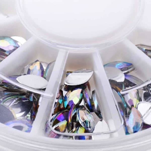IC Nagelkonst Strass Dekoration Rhinestone