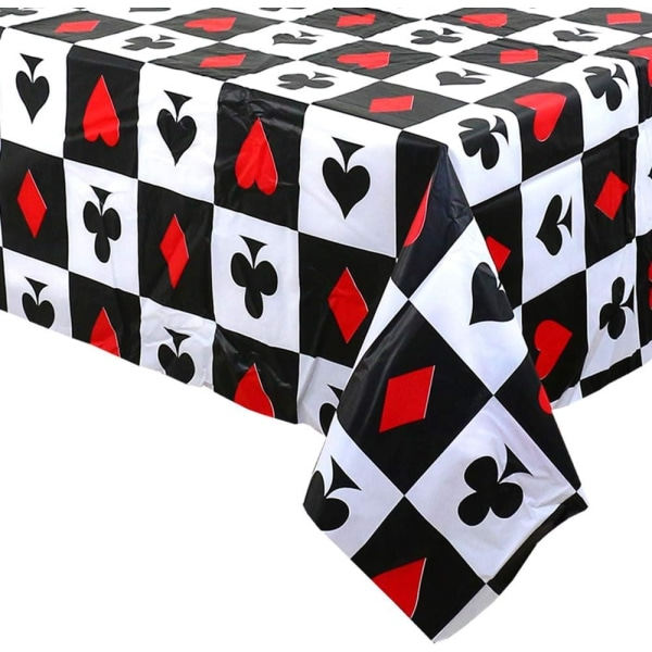 IC Casino Poker-tema Fødselsdagsfestdekorationer Dæk til Kunst og Håndværk, Poker Patrol Party Supplies Spil Aften Party Magic Party