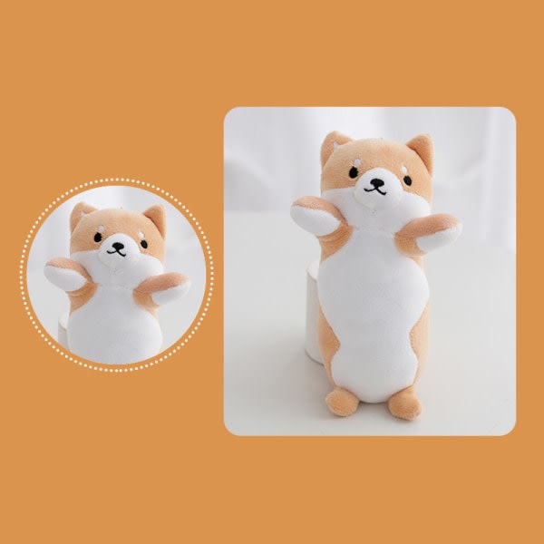 IC Kawaii ja Akita-koiran plyysinen avaimenperä Luova puuvilla lelu nukke koti A