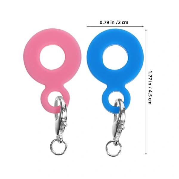 6 Pcs Straw Decorations Reusable Straw Pendants Straw Silicone Charms Portable Props
