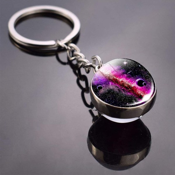 Solcellesystem Planet nøglering Tilbehør Pendul Glød I Mørket, Galaxy IC