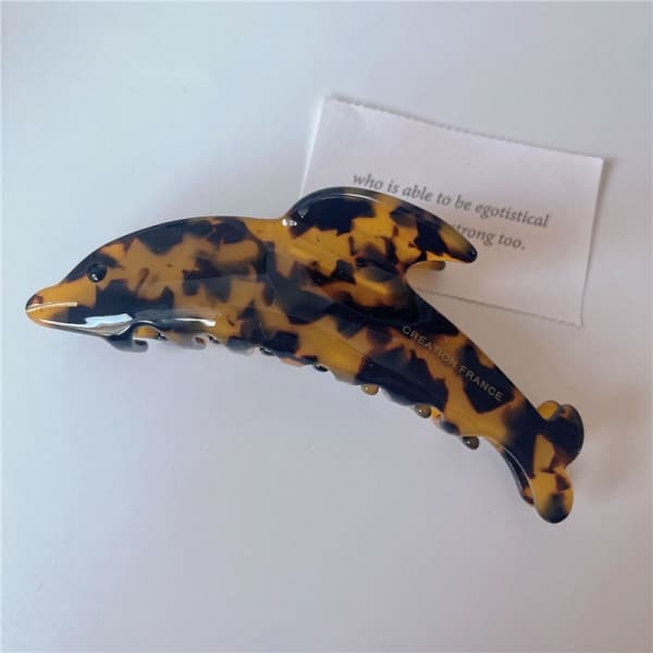 IC Dolphin Hiuskynsi Acetat Hiusklipsit ja Claw Clip Suosittu H 01