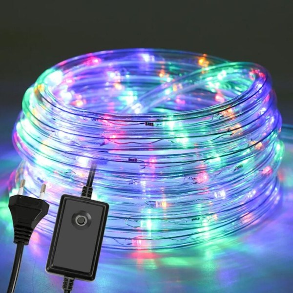 LED-valonauha ulko-/sisäkäyttöön, värikäs valonauha 20 m