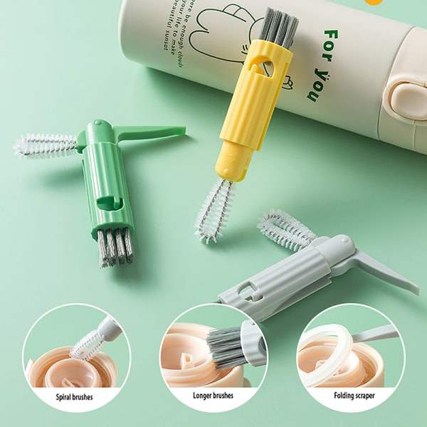 IC 4-in-1 piirretty pulloharja Pitkä kahva koti monitoiminen Cu White