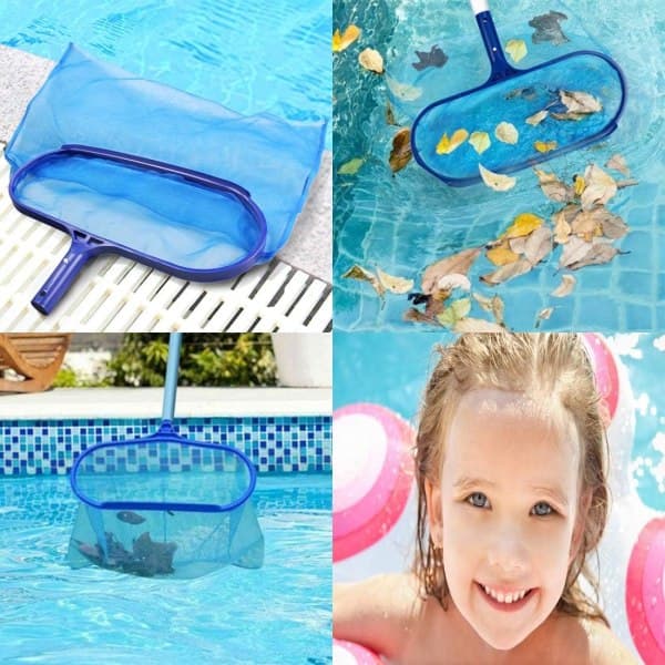 IC Poolnet, professionelle poolskimmere, bladnet, bladskimmer, poolnet, gulvnet til spa, pools, badekar og rengøringsklud, snavs