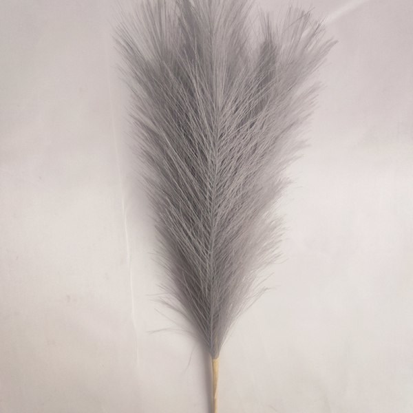 IC Stora Pampas Gräs Grå Faux 5 stjälkar Extra Fluffig Faux 70cm Flow