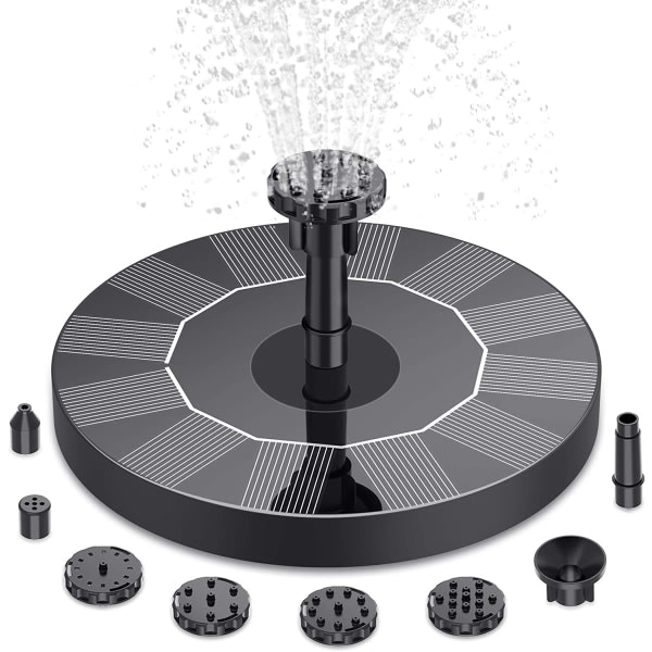 IC 1,4W Solfontene Pumpe, Solfontene med 6 dyser