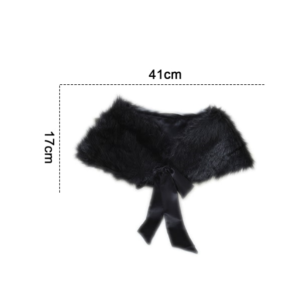 Blomsterpike Wrap Cape Bryllup Brudesvenn Tippet Stole
